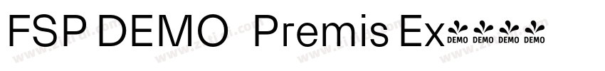 FSP DEMO   Premis Ex字体转换